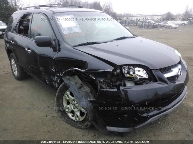 2HNYD18816H520889 - 2006 ACURA MDX TOURING BLACK photo 6