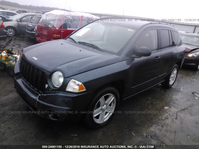 1J8FF47W28D617729 - 2008 JEEP COMPASS SPORT GRAY photo 2