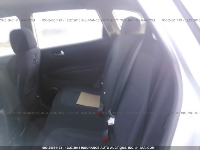 JN8AS5MV3DW125082 - 2013 NISSAN ROGUE S/SV SILVER photo 8