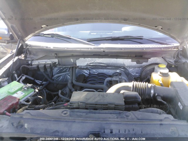 1FTFW1CF1EKE88899 - 2014 FORD F150 SUPERCREW 灰色 照片 10