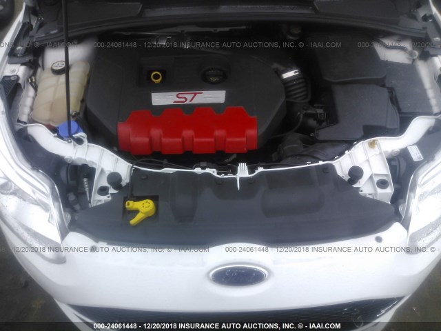 1FADP3L91DL100076 - 2013 FORD FOCUS ST 白色 照片 10