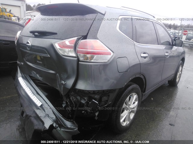 JN8AT2MT0GW013600 - 2016 NISSAN ROGUE S/SL/SV GRAY photo 6