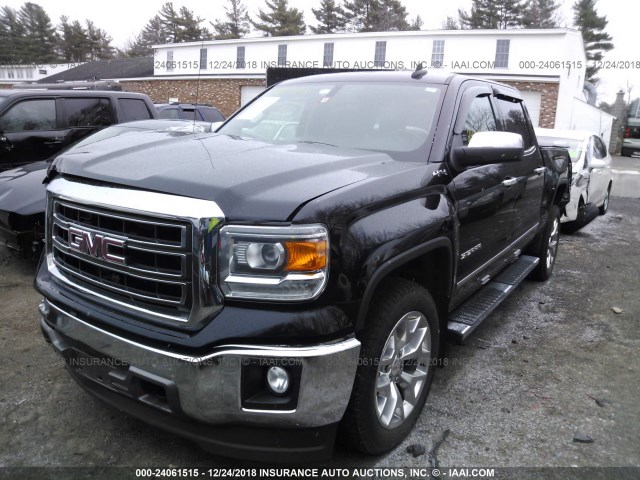 3GTU2VEC3FG432517 - 2015 GMC SIERRA K1500 SLT BLACK photo 2