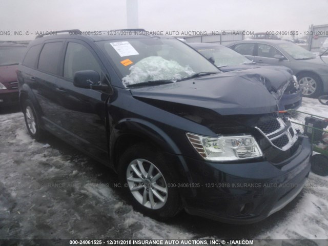 3C4PDCBG4FT696503 - 2015 DODGE JOURNEY SXT BLUE photo 1