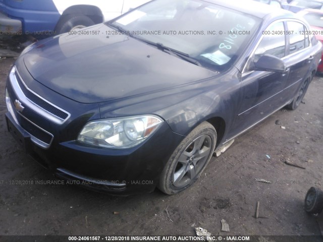 1G1ZC5EB2AF126857 - 2010 CHEVROLET MALIBU 1LT 黑色 照片 2