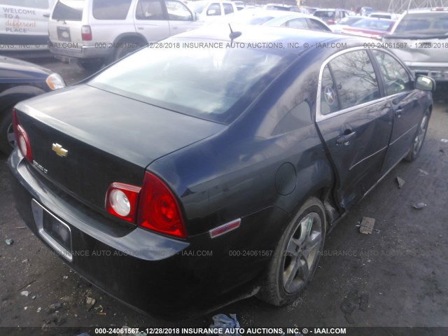 1G1ZC5EB2AF126857 - 2010 CHEVROLET MALIBU 1LT 黑色 照片 4