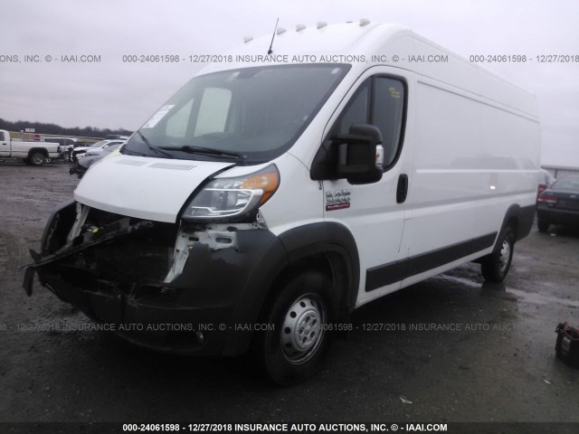 3C6URVJD9EE126403 - 2014 RAM PROMASTER 3500 3500 HIGH WHITE photo 2