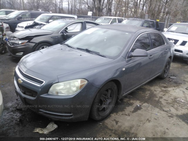 1G1ZH57B884205003 - 2008 CHEVROLET MALIBU 1LT 灰色 照片 2