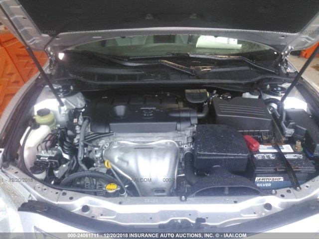 4T1BF3EK9BU217458 - 2011 TOYOTA CAMRY SE/LE/XLE 银色 照片 10