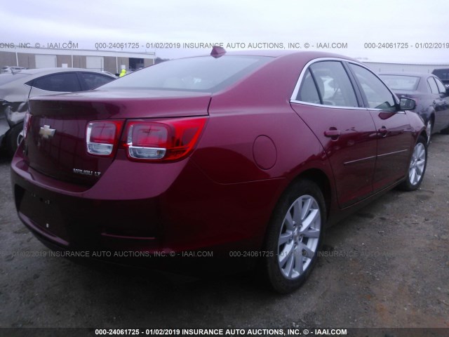 1G11E5SL2EF247849 - 2014 CHEVROLET MALIBU 2LT RED photo 4