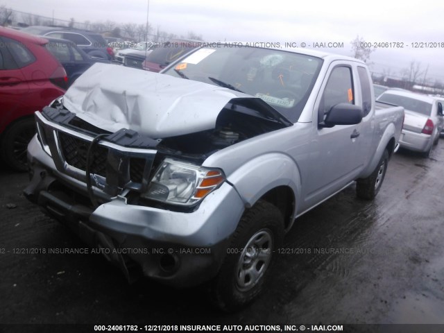 1N6BD0CT3GN714878 - 2016 NISSAN FRONTIER S/SV SILVER photo 2