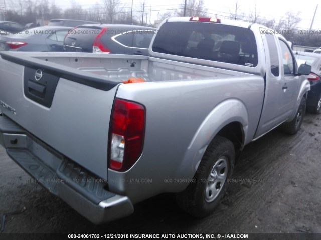 1N6BD0CT3GN714878 - 2016 NISSAN FRONTIER S/SV SILVER photo 4