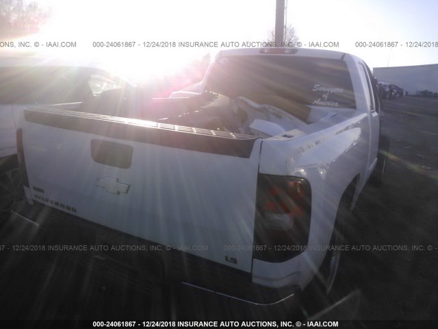 1GCRCREA3BZ391292 - 2011 CHEVROLET SILVERADO C1500  LS WHITE photo 4