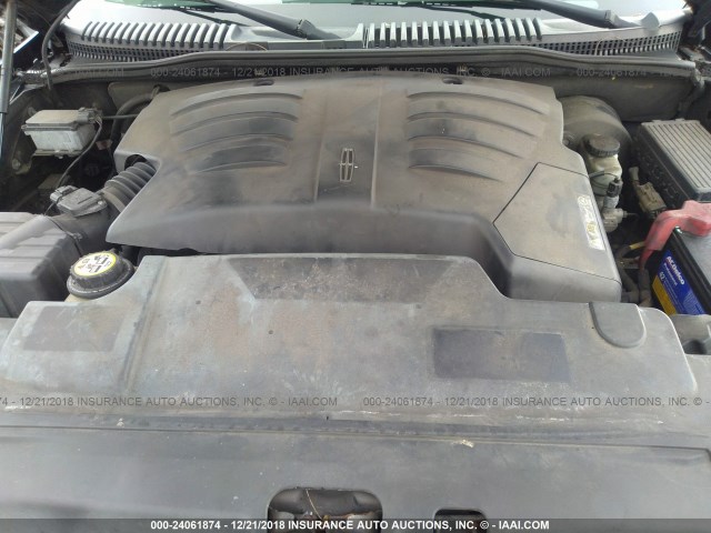 5LMEU68H94ZJ36175 - 2004 LINCOLN AVIATOR 黑色 照片 10