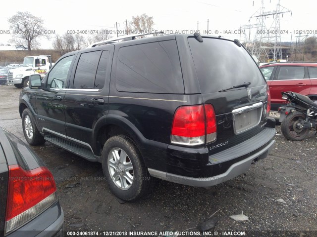 5LMEU68H94ZJ36175 - 2004 LINCOLN AVIATOR 黑色 照片 3