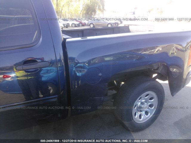 3GCEC23C49G133593 - 2009 CHEVROLET SILVERADO C1500 LT BLUE photo 6