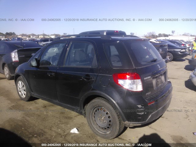 JS2YB5A36A6301637 - 2010 SUZUKI SX4 BLACK photo 3