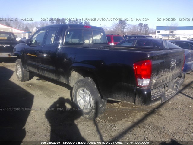 5TFSX5ENXHX057220 - 2017 TOYOTA TACOMA ACCESS CAB/SR/SR5 შავი ფოტო 3