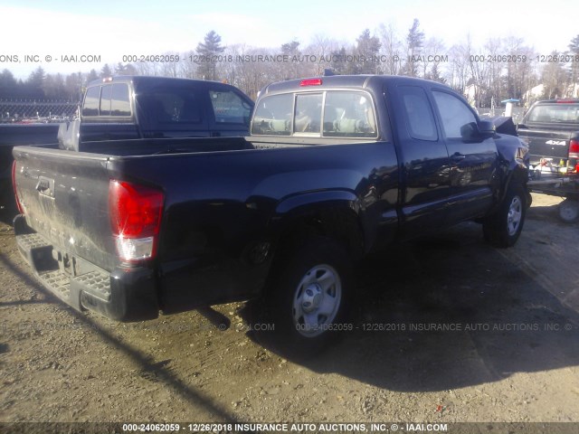 5TFSX5ENXHX057220 - 2017 TOYOTA TACOMA ACCESS CAB/SR/SR5 შავი ფოტო 4