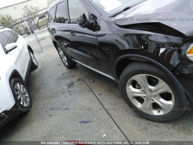 1C4RDHDG4EC476906 - 2014 DODGE DURANGO LIMITED BLACK photo 1