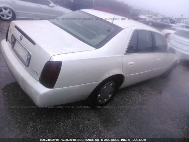 1G6KE57Y9YU281998 - 2000 CADILLAC DEVILLE DHS WHITE photo 4