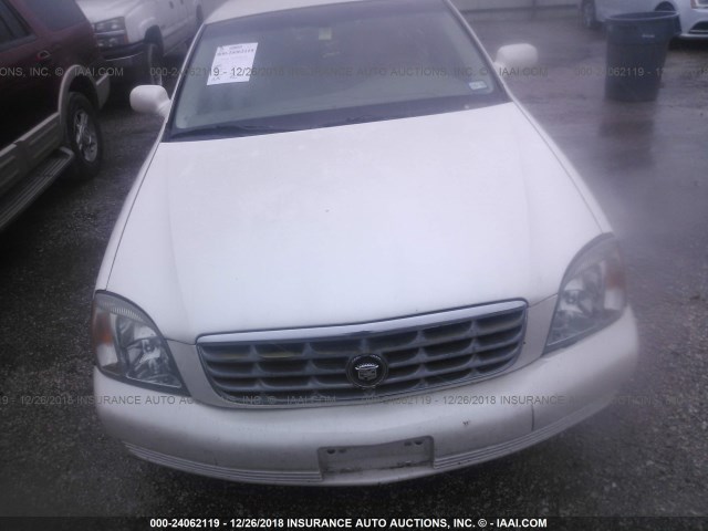 1G6KE57Y9YU281998 - 2000 CADILLAC DEVILLE DHS WHITE photo 6