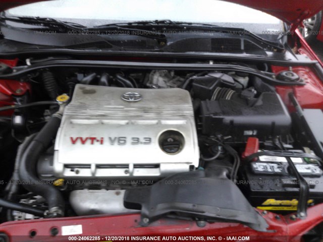 4T1FA38P56U106693 - 2006 TOYOTA CAMRY SOLARA SE/SLE Qırmızı foto 10
