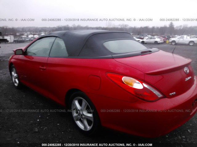 4T1FA38P56U106693 - 2006 TOYOTA CAMRY SOLARA SE/SLE Qırmızı foto 3