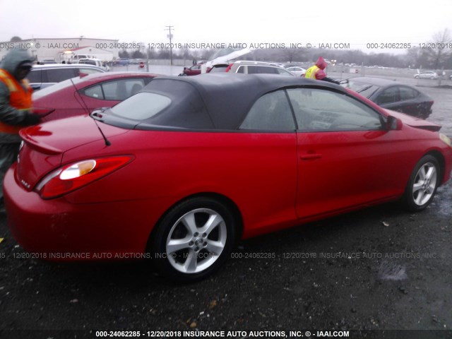 4T1FA38P56U106693 - 2006 TOYOTA CAMRY SOLARA SE/SLE Qırmızı foto 4