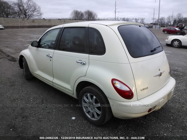 3A4FY58B77T604089 - 2007 CHRYSLER PT CRUISER TOURING WHITE photo 3