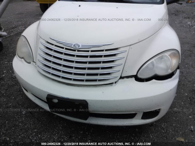 3A4FY58B77T604089 - 2007 CHRYSLER PT CRUISER TOURING WHITE photo 6