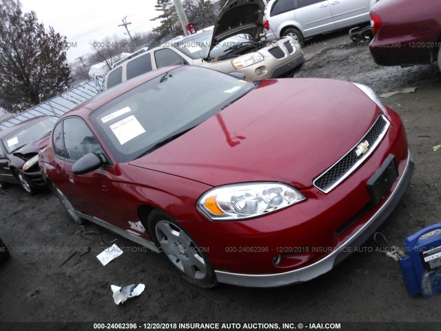 2G1WL16C379348778 - 2007 CHEVROLET MONTE CARLO SS წითელი ფოტო 1