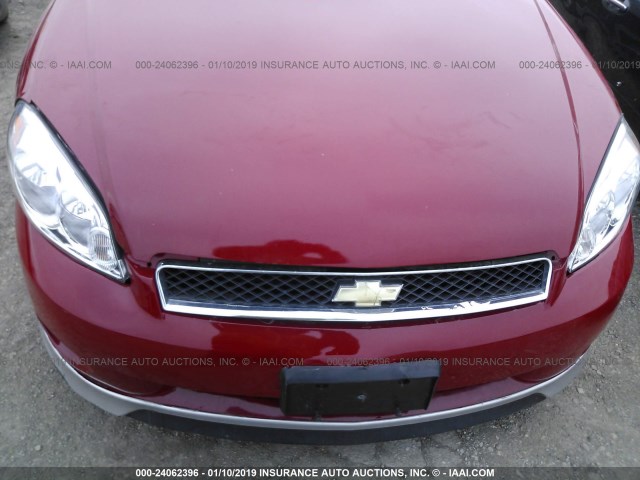 2G1WL16C379348778 - 2007 CHEVROLET MONTE CARLO SS წითელი ფოტო 6