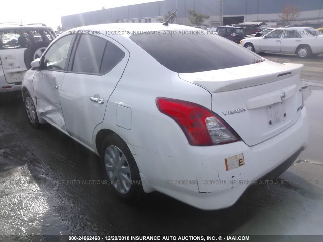 3N1CN7AP2FL808609 - 2015 NISSAN VERSA S/S PLUS/SV/SL WHITE photo 3