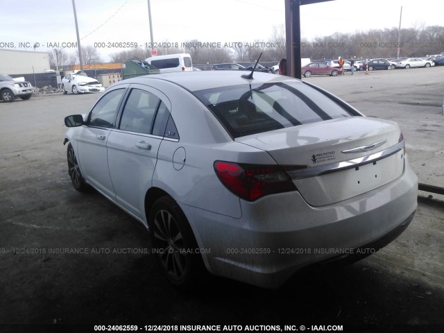 1C3CCBCG9DN700072 - 2013 CHRYSLER 200 LIMITED WHITE photo 3