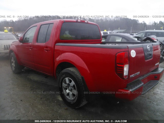 1N6AD0EV3AC436819 - 2010 NISSAN FRONTIER CREW CAB SE/LE/NISMO RED photo 3