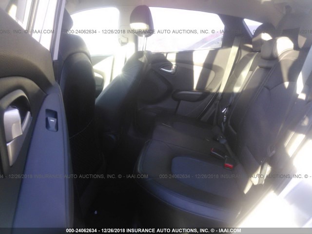 KM8JU3ACXCU400207 - 2012 HYUNDAI TUCSON GLS/LIMITED ვერცხლისფერი ფოტო 8