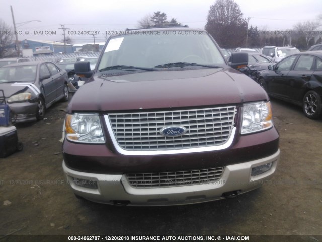 1FMPU18596LA48785 - 2006 FORD EXPEDITION EDDIE BAUER BROWN photo 6