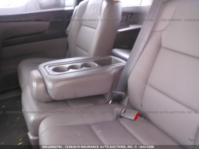 5FNRL5H65FB092544 - 2015 HONDA ODYSSEY EXL GRAY photo 8