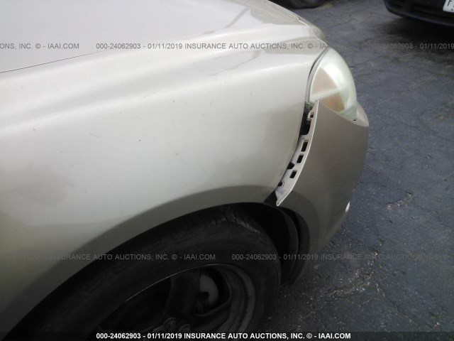 1G1ZH57B28F224733 - 2008 CHEVROLET MALIBU 1LT TAN photo 6