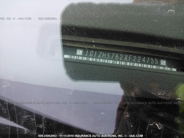 1G1ZH57B28F224733 - 2008 CHEVROLET MALIBU 1LT TAN photo 9