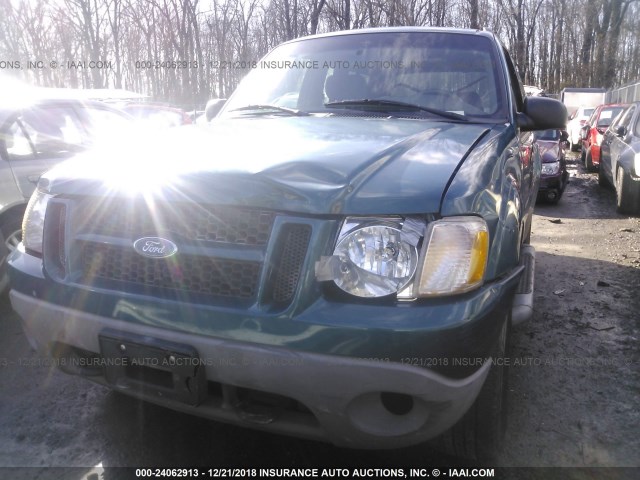 1FMYU70E12UB82617 - 2002 FORD EXPLORER SPORT GREEN photo 6