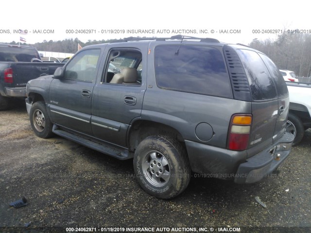 1GNEC13T4YJ186387 - 2000 CHEVROLET TAHOE C1500 GRAY photo 3