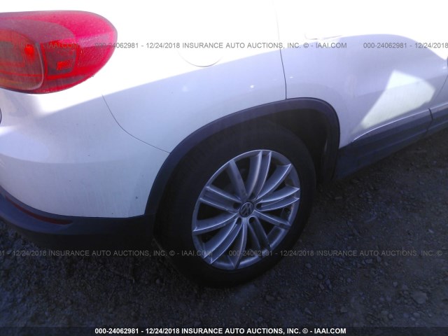 WVGBV3AX6EW561469 - 2014 VOLKSWAGEN TIGUAN S/SE/SEL/R-LINE WHITE photo 6