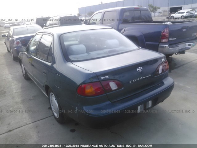 1NXBR12E8WZ120610 - 1998 TOYOTA COROLLA VE/CE/LE TURQUOISE photo 3