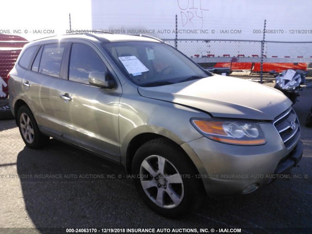 5NMSH13EX9H279534 - 2009 HYUNDAI SANTA FE SE/LIMITED GRAY photo 1