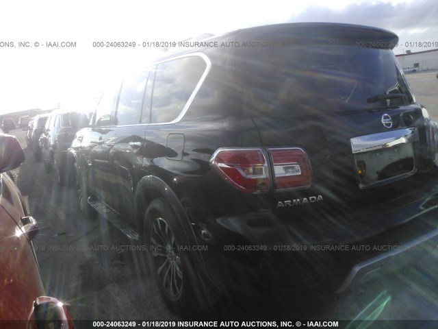 JN8AY2ND1JX002793 - 2018 NISSAN ARMADA SV/SL/PLATINUM BLACK photo 3