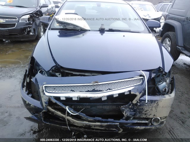 1G1ZK577784244713 - 2008 CHEVROLET MALIBU LTZ ლურჯი ფოტო 6