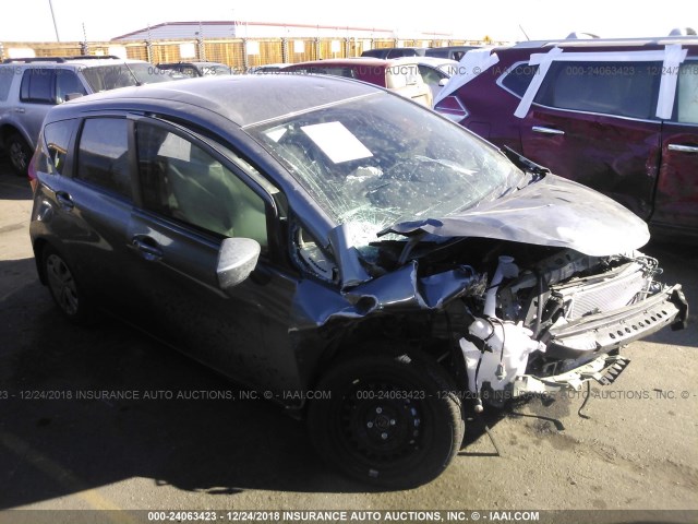 3N1CE2CP2JL358520 - 2018 NISSAN VERSA NOTE S/S PLUS/SV/SL/SR GRAY photo 1