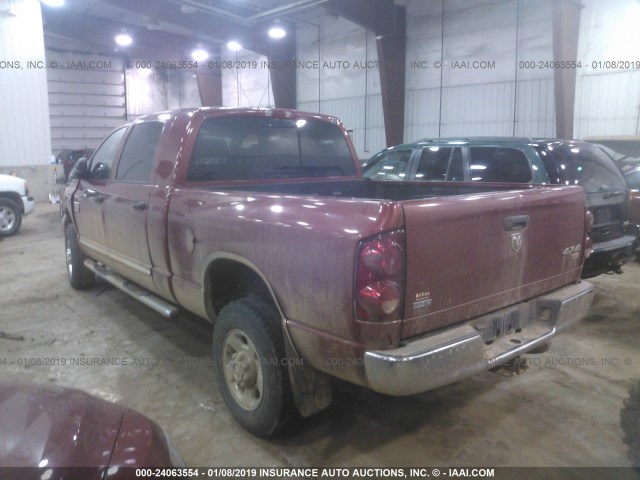 3D7MX39A28G113486 - 2008 DODGE RAM 3500 RED photo 3